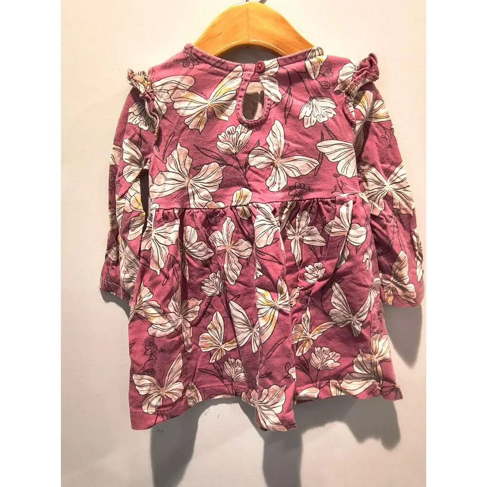 Carter's Baby Butterfly Jersey Dress 12m